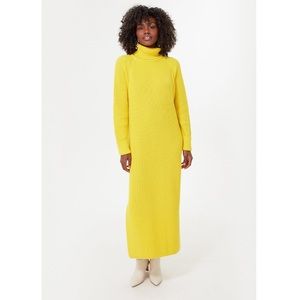 Tuckernuck yellow sweater dress (size small)
